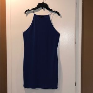 Forever 21 royal blue halter dress